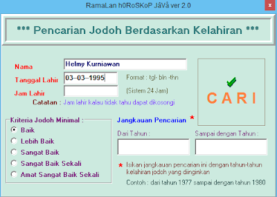 Download Software Horoskop Jawa Primbon