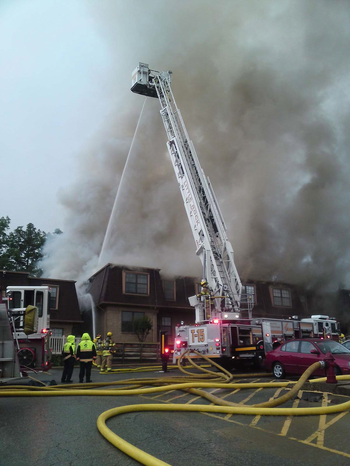 Stage à Little Rock Incendie à Westpark Meadows