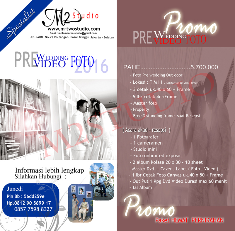 Contoh Brosur Studio Foto Kabar Click