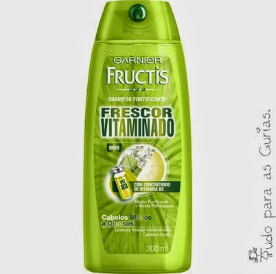 shampoo; frescor vitaminado; garnier fructis
