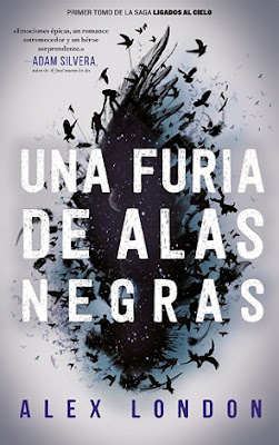 Una furia de alas negras de Alex London Una furia de alas negras de Alex London