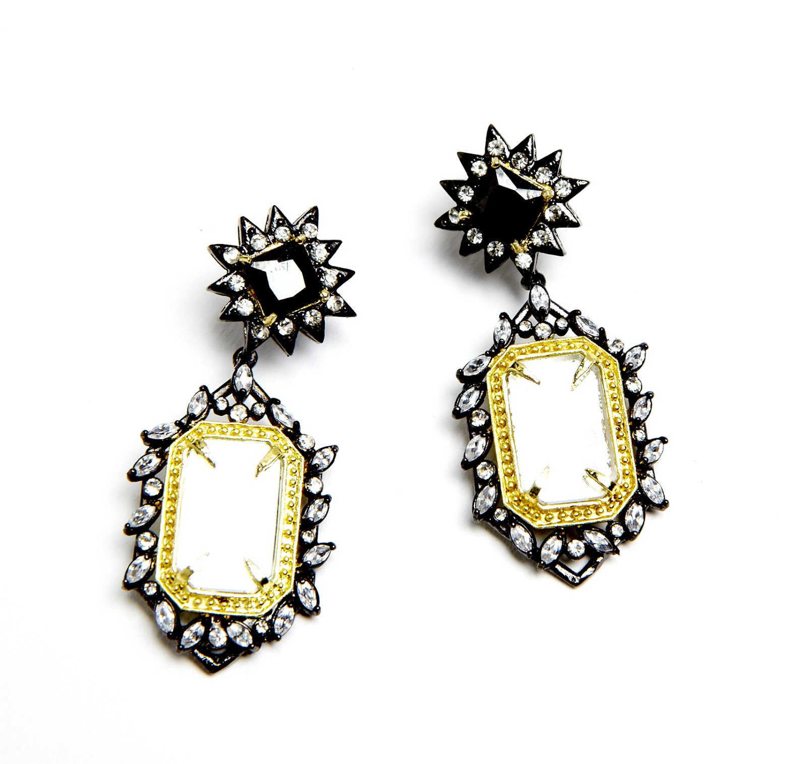 77th Midnight Mirror Couture Earrings