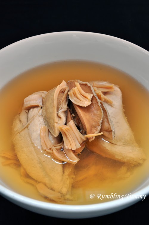 Rumbling Tummy Chicken with abalone and scallop soup