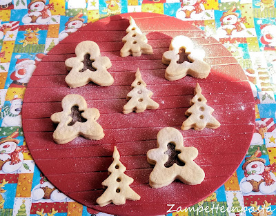 Biscotti ripieni natalizi - Biscotti semplici di Natale