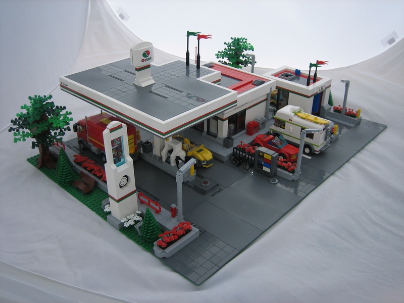 lego modular gas station