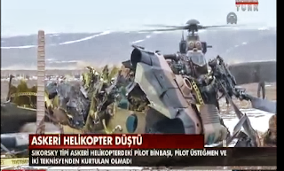 Askeri Helikopter düştü