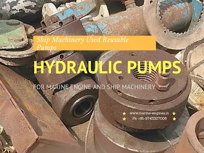 IHI  Pumps, Mitsubishi Pumps, Hagglunds Pumps, used, recondition, marine, ship machinery, second hand, hydraulic pumps