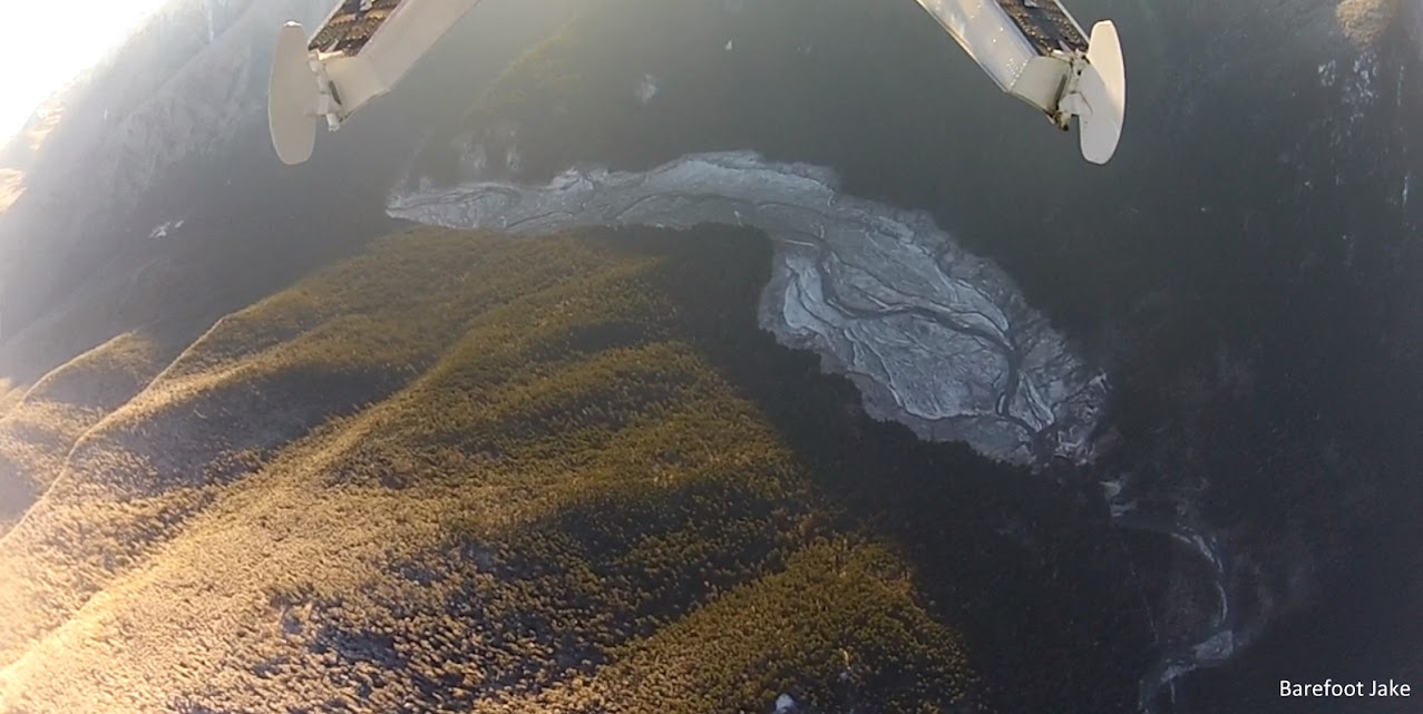 Former Lake Mills, Elwha Valley aerial photography Lake Mills
