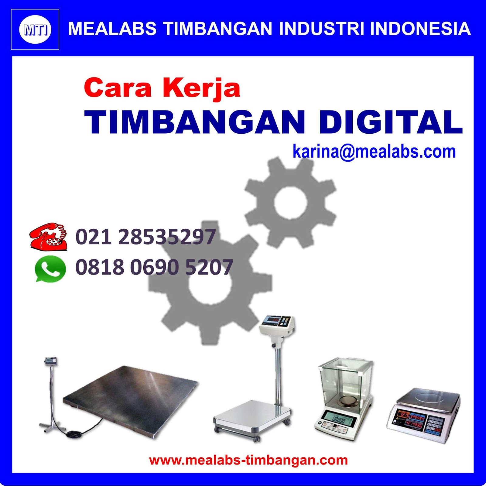 Cara Kerja Timbangan Digital
