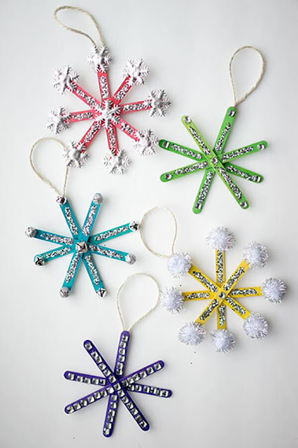 Popsicle Stick Christmas Ornaments