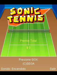 Game Mobile Sonic Tennis 2012