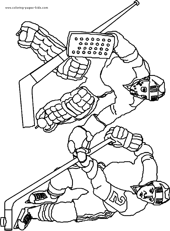 ice hockey coloring pages for kids - photo #6