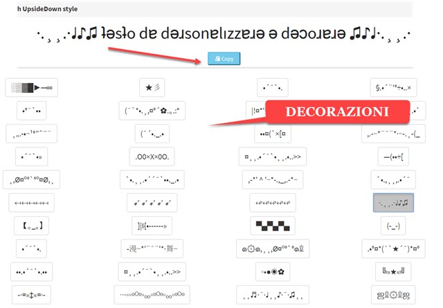 decorare-testo decorare-testo