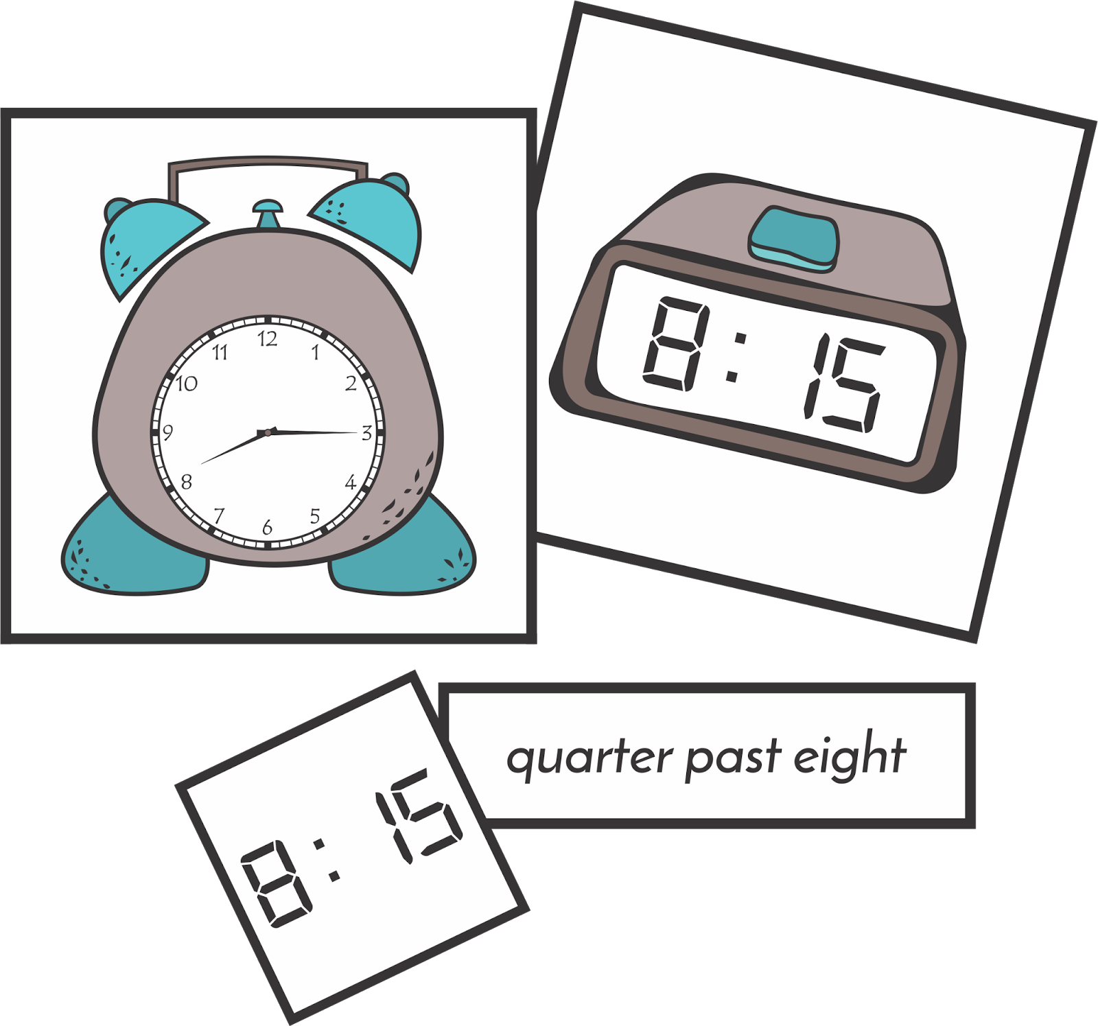 quarter past clipart - photo #35