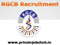 RGCB Recruitment RGCB Recruitment