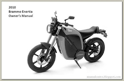 2010 Brammo Enertia Owner's Manual Cover 2010 Brammo Enertia Owner's Manual Cover