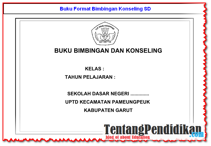 Buku Format Bimbingan Konseling SD pendidikan