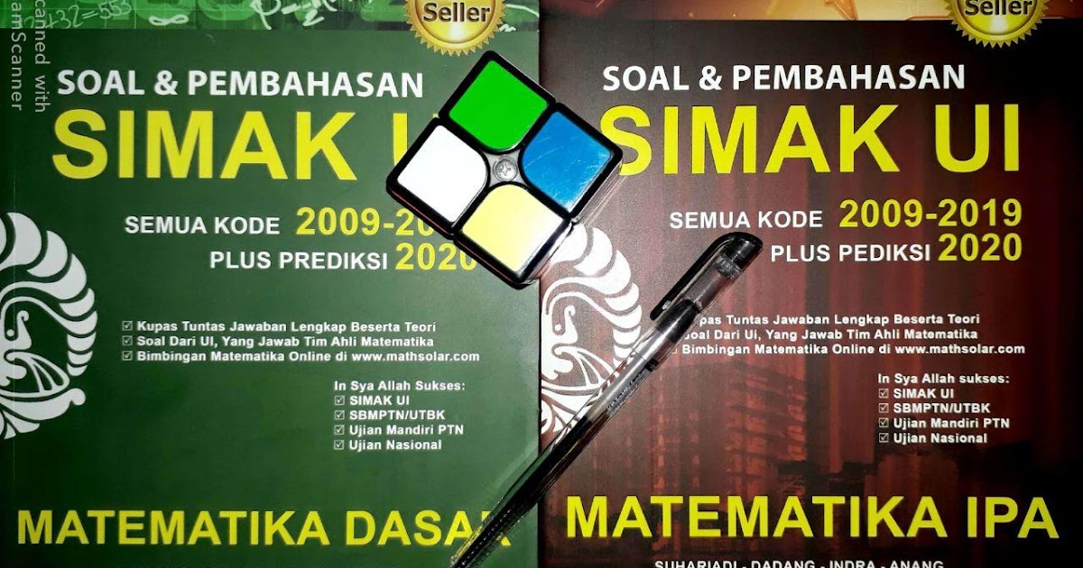 Buku Soal Dan Pembahasan Matematika Dasar Dan Matematika Ipa Simak Ui Semua Kode Tahun 2009 2019 Defantri Com
