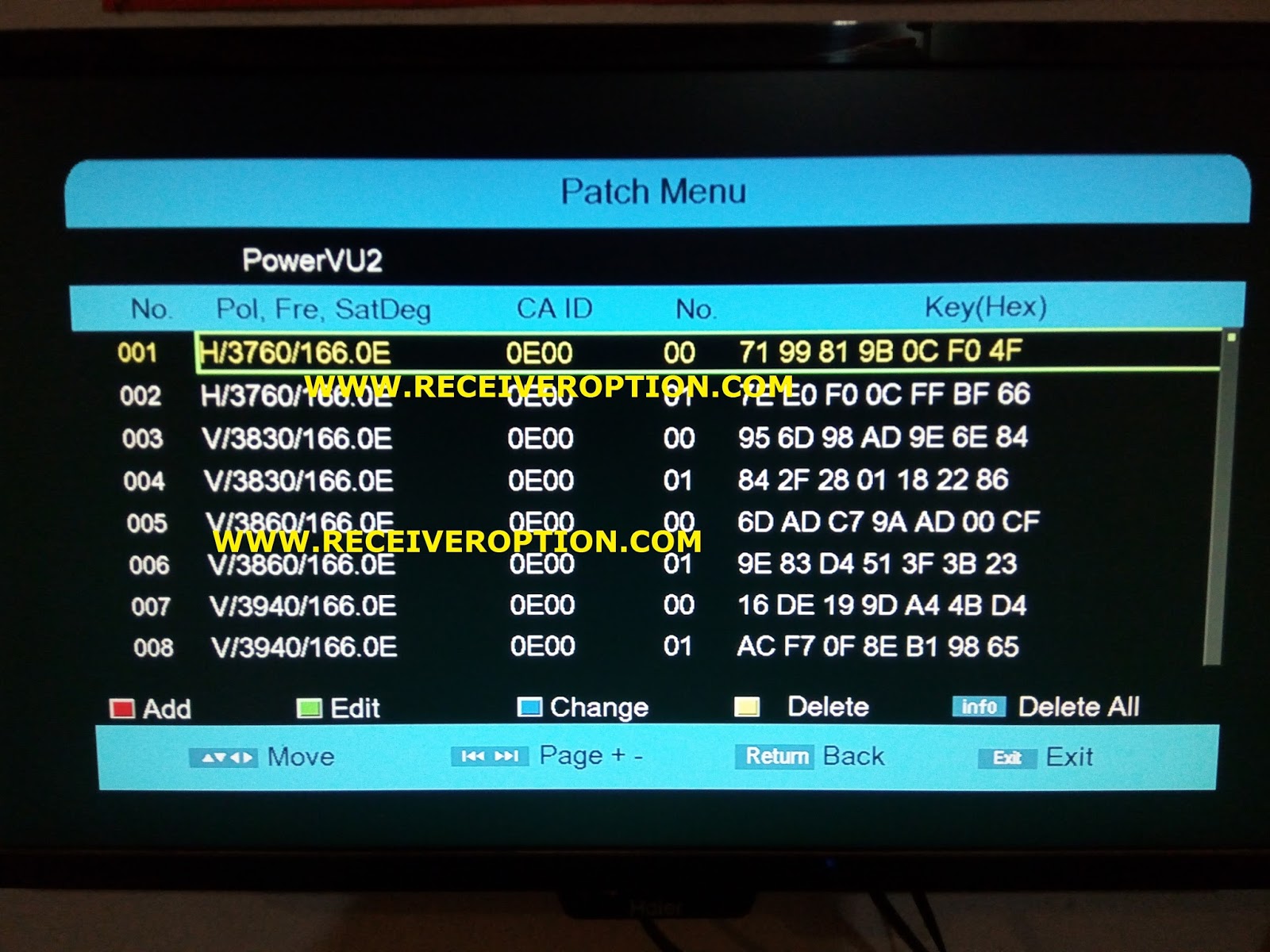 echolink receiver i5000 master code echolink receiver i5000 master code