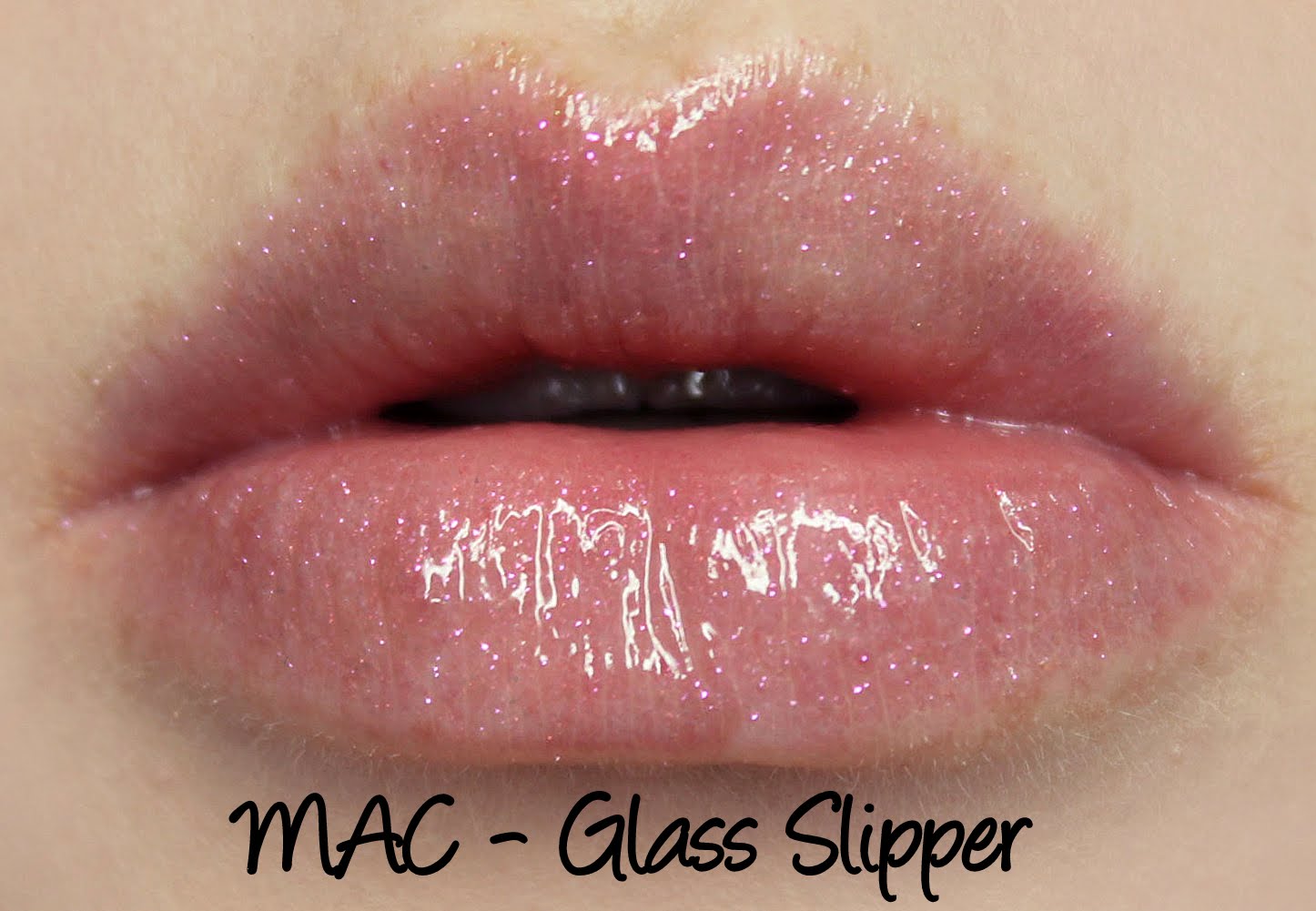 MAC Cinderella: Glass Slipper Lipglass Swatches & Review