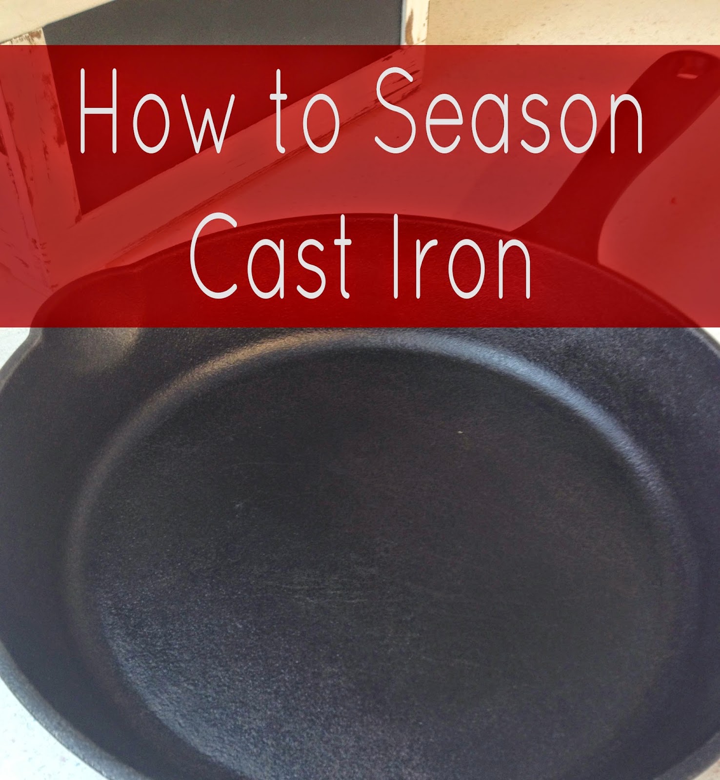 Purpcycle How to season cast iron