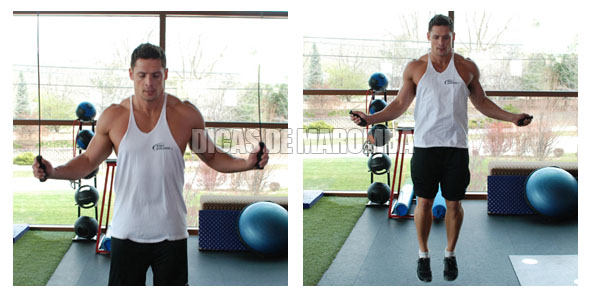 TREINO EM CASA PARA HIPERTROFIA exercício pular corda