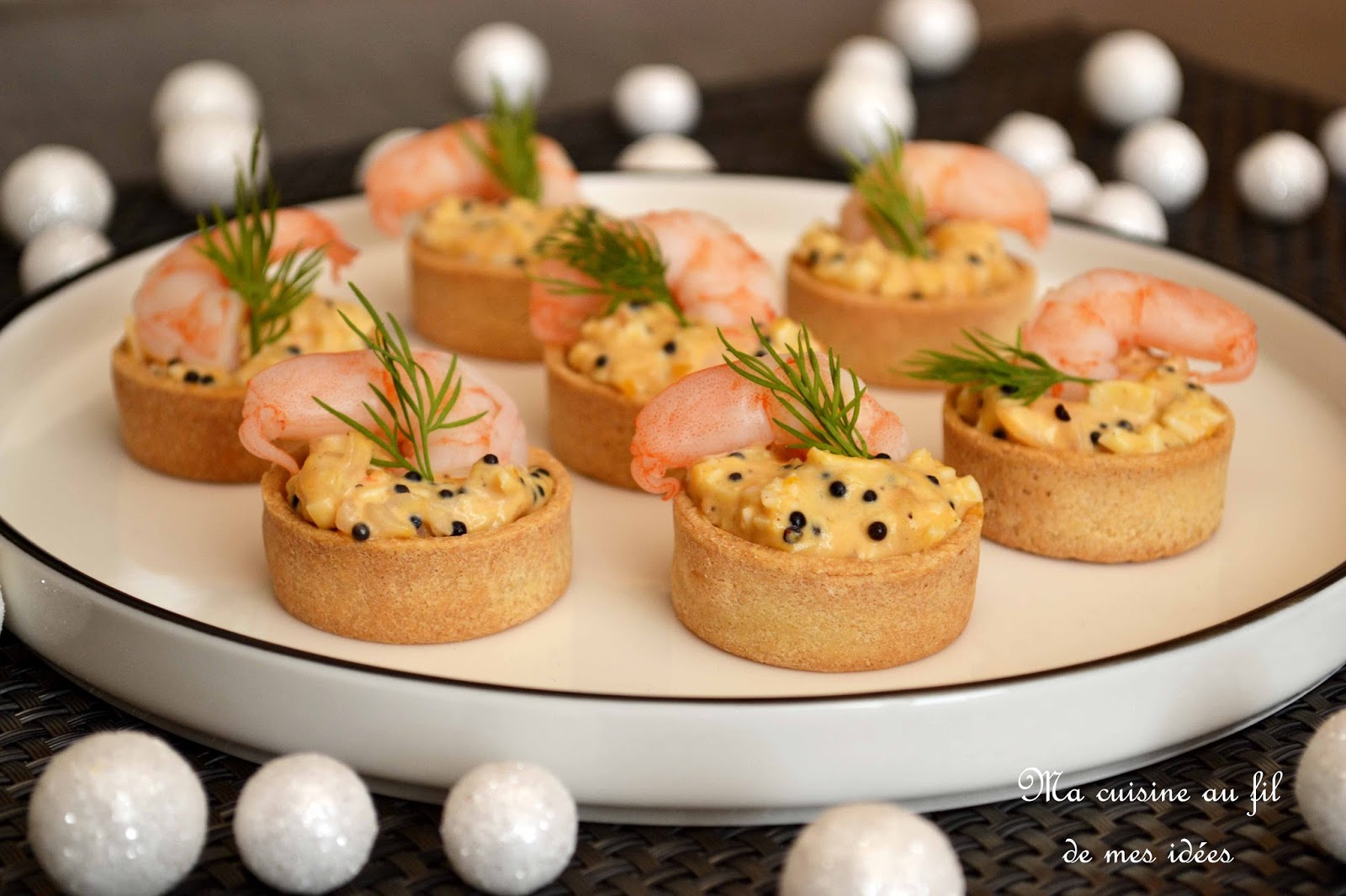 Ma cuisine au fil de mes idées... Apéro de fêtes bouchées aux