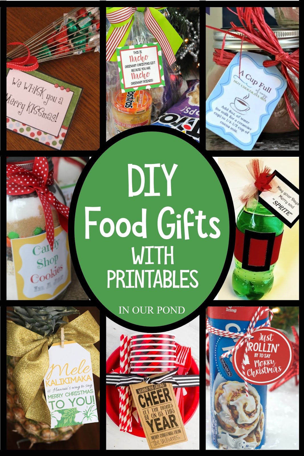 Quick and Easy Food Gifts with Printables (a gift guide roundup)