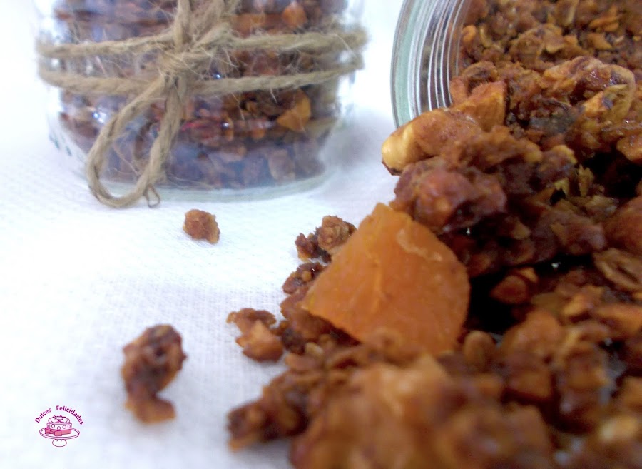 Granola casera de frutos secos
