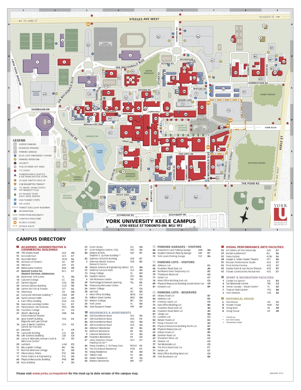 Vari Hall Map Building Codes Yorku at Henry Lymburner blog
