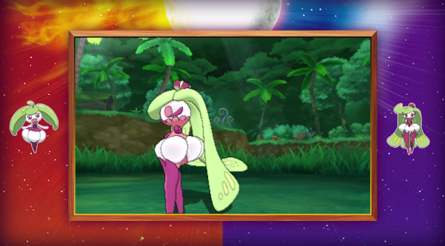 Tsareena butt camera Pokémon Sun Moon hair swoosh panties