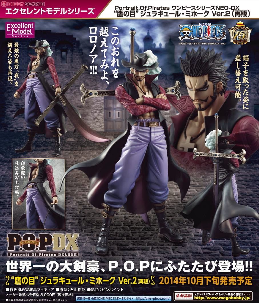 Figurine Oeil De Faucon One Piece One Piece P.O.P. (Portrait Of Pirates): Réédition de P.O.P. NEO-DX