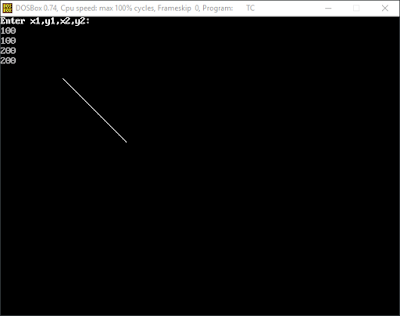 DDA Line Drawing Algorithm