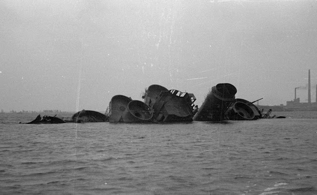 The HNLMS Gelderland, built for the Royal Netherlands Navy, seized by the Germans in 1940 and re-named the