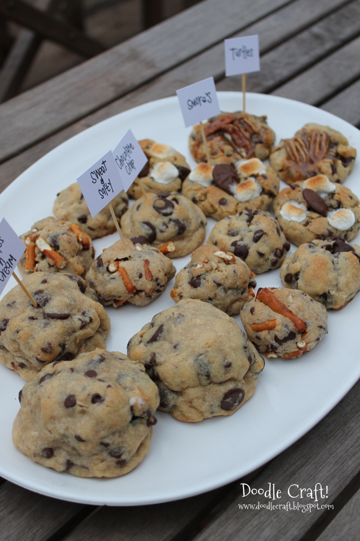 Recipe for 5-in-1 cookies. Make one batch of dough and turn it into 5 different delicious cookies