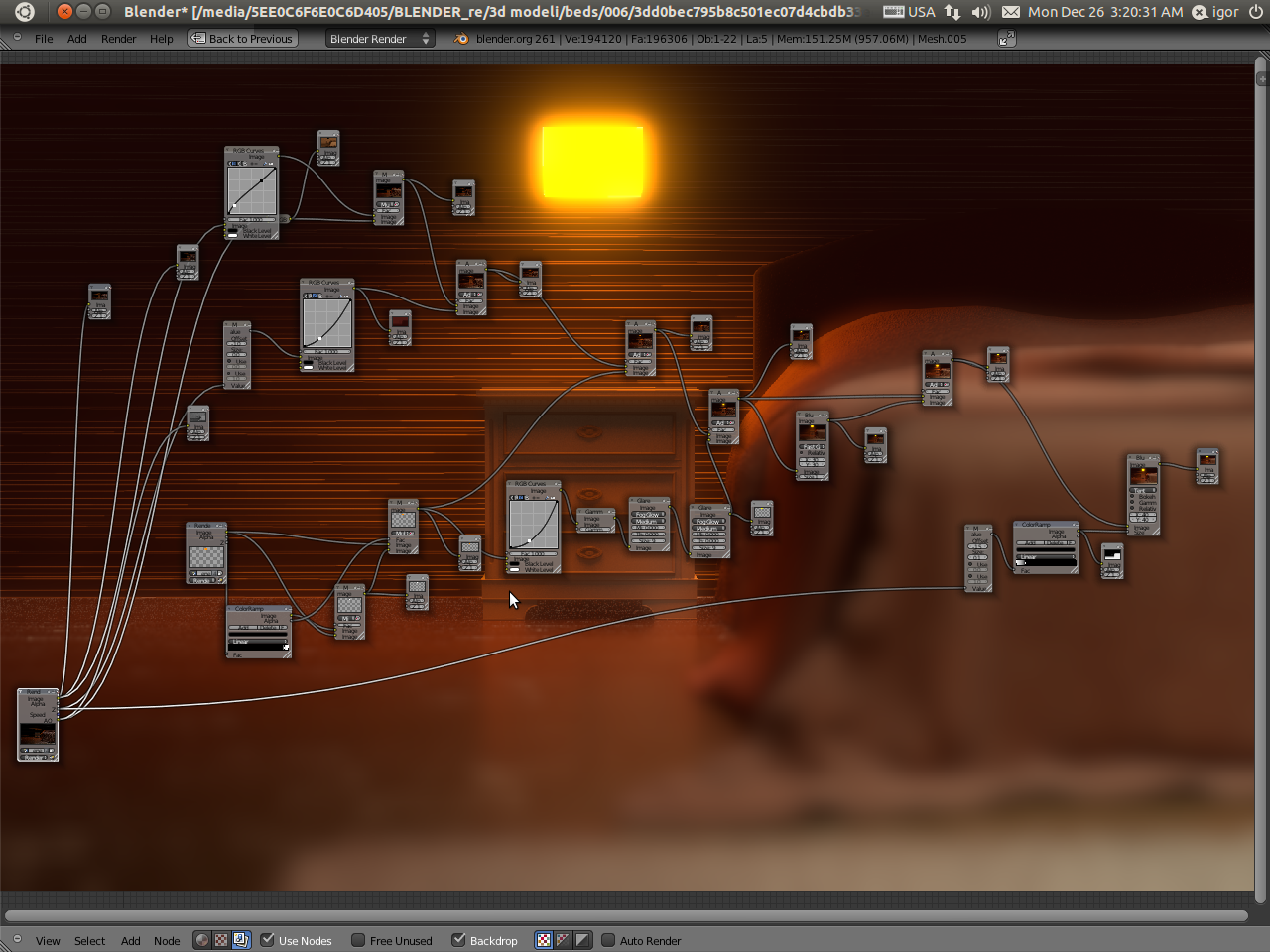 TutorialField.blogspot.com: Blender 2.6 - Internal render - Interior design