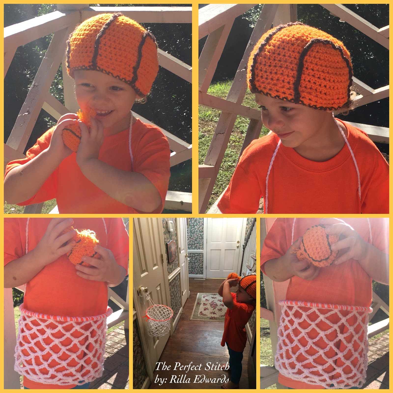 The Perfect Stitch... Basketball in a Hoop Costume