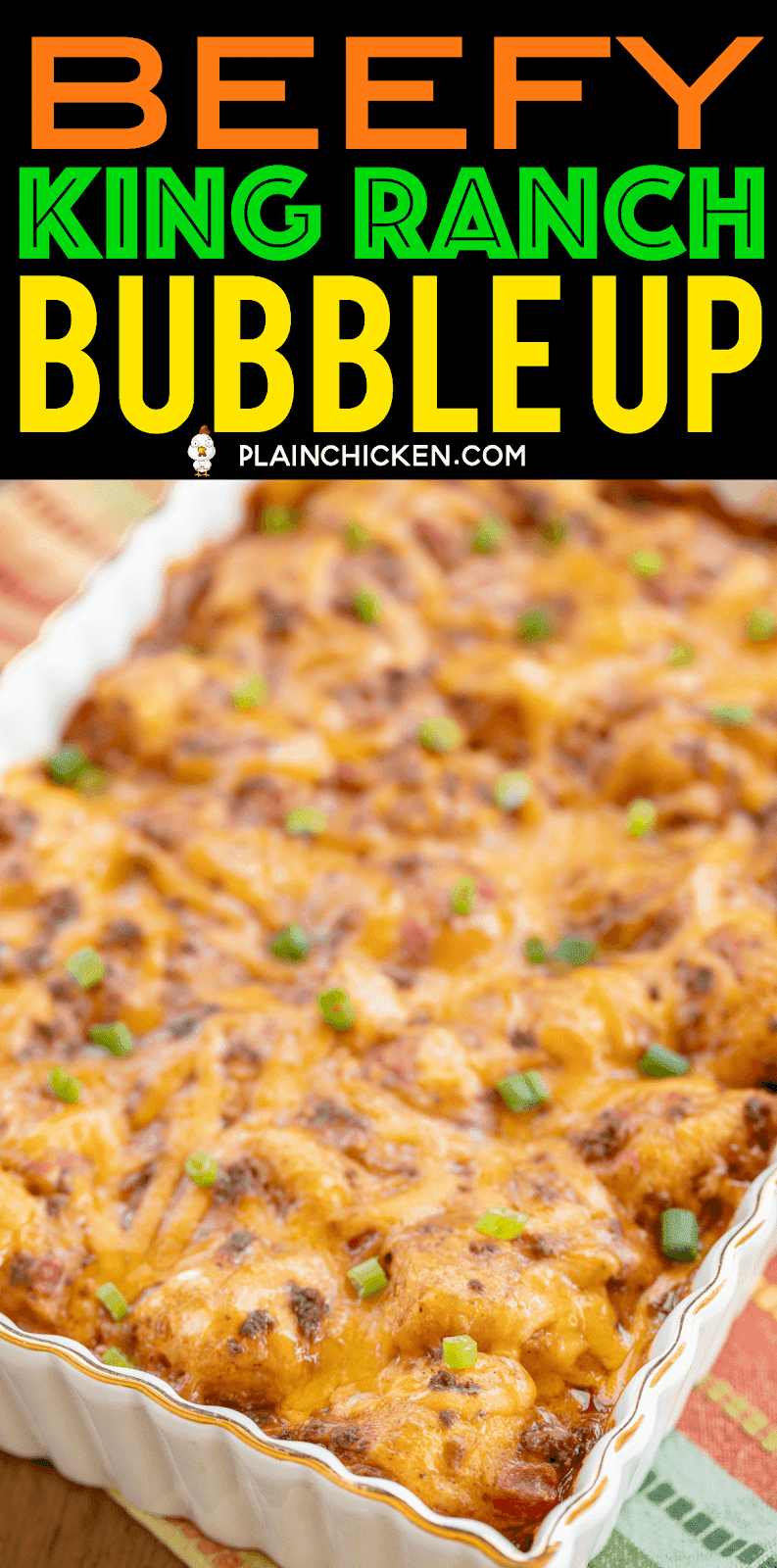 Beefy King Ranch Bubble Up Plain Chicken®