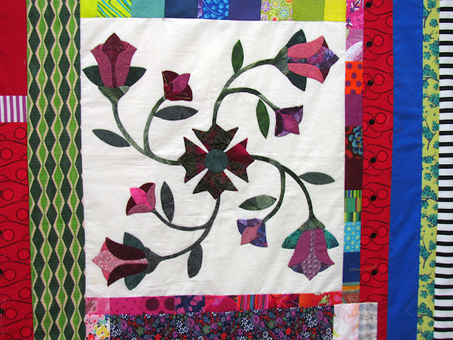hand applique by Mary Crew