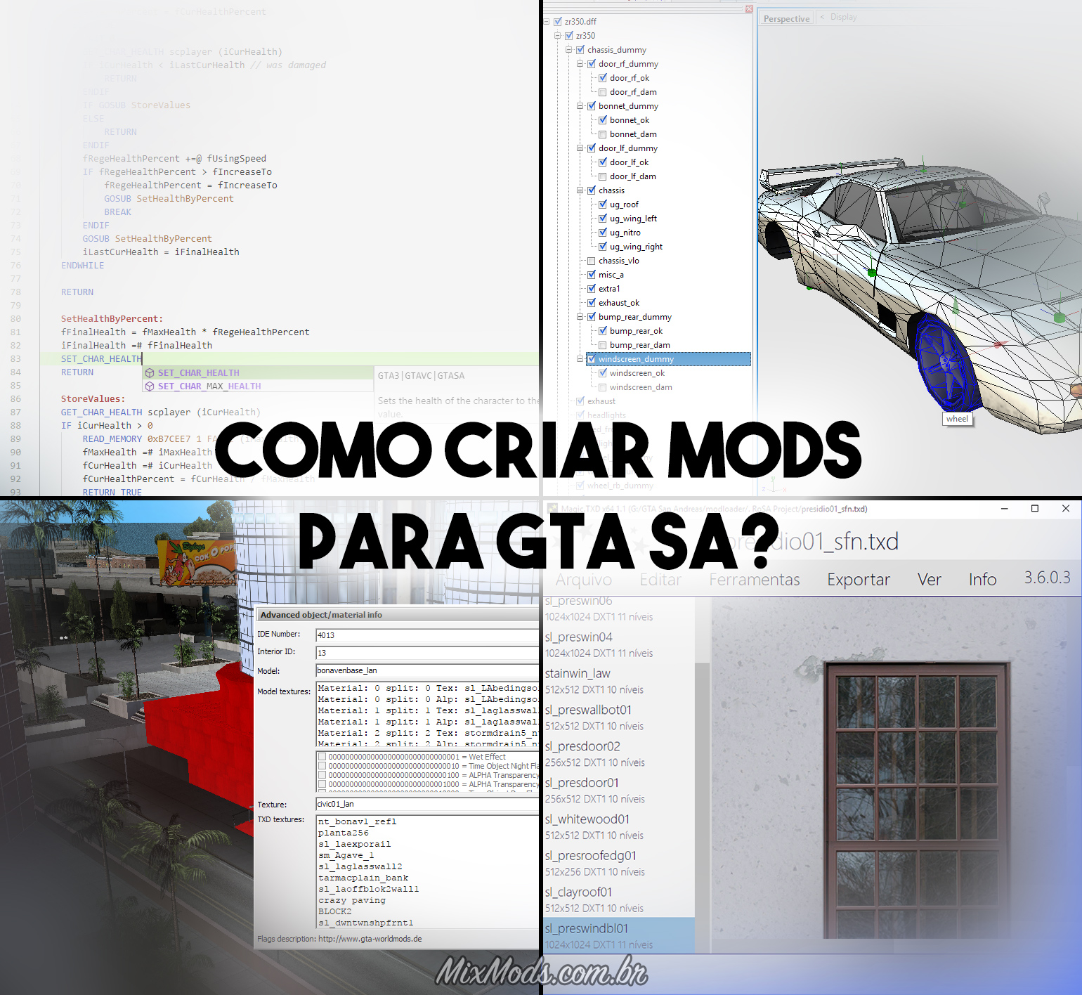 Como criar mods para GTA San Andreas? - MixMods