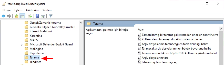 Windows Defender'ı ZIP, RAR & CAB dosyalarını taramaya zorlama 2 Image%2B4