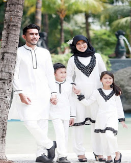 Model Baju Lebaran Keluarga Warna Putih Model Baju Lebaran Keluarga Warna Putih