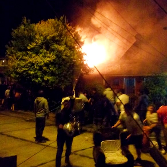 incendio en Osorno