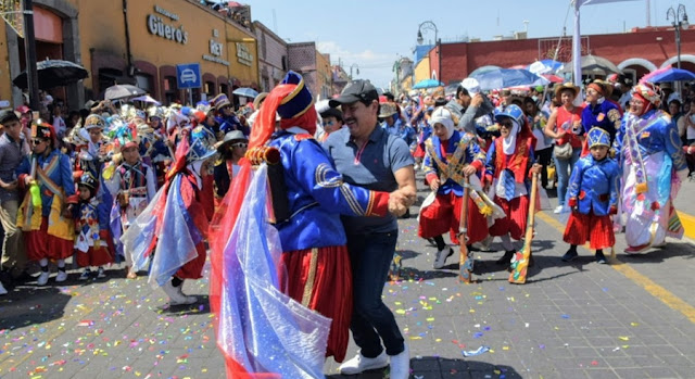 Registra Carnaval de San Pedro Cholula saldo blanco
