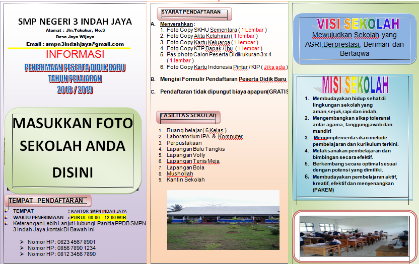 DOWNLOAD BROSUR PENERIMAAN PESERTA DIDIK BARU ( PPDB