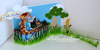 Stempeleinmaleins: Bendi Fold Karte