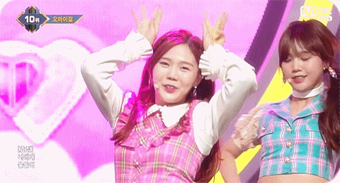오마이걸 20170511 엠카운트 다운 무대.gif | 인스티즈