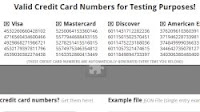 Generare numeri di carte di credito da usare per prove e iscrizioni