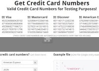 Generare numeri di carte di credito da usare per prove e iscrizioni