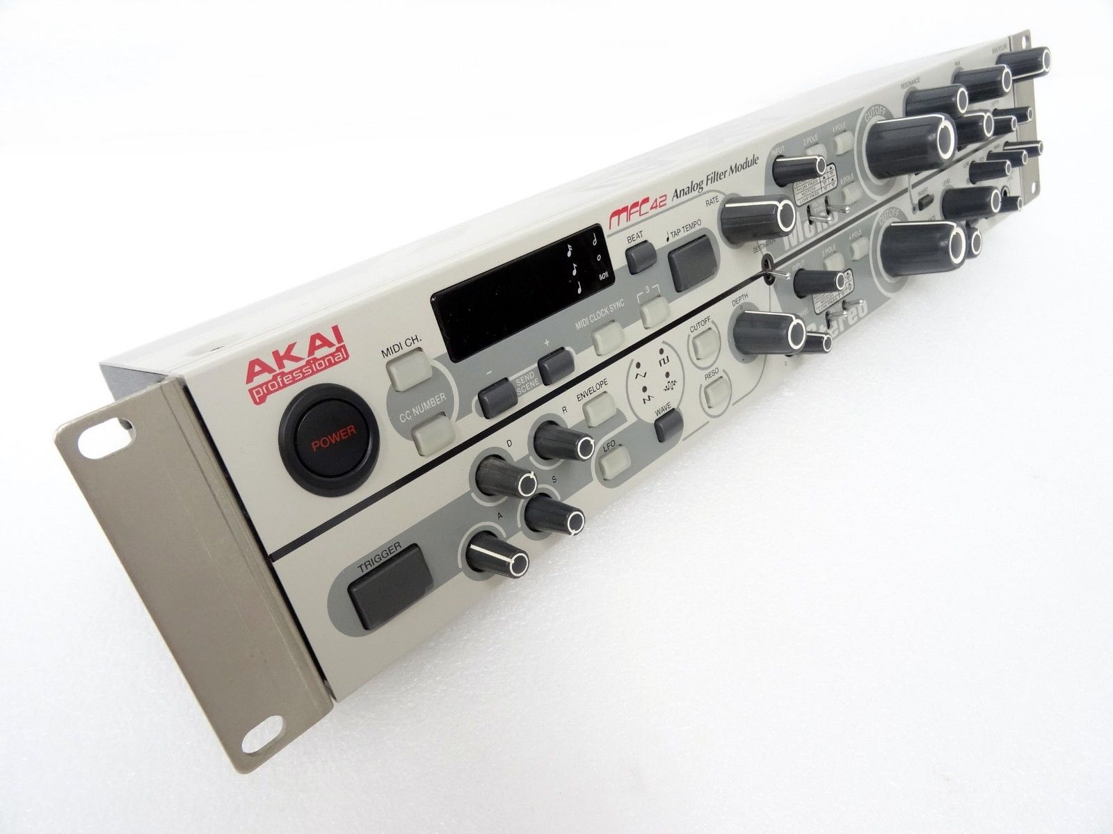 MATRIXSYNTH Akai MFC42 Analog Filter Module w/ Rack Ears & AC SN B0115